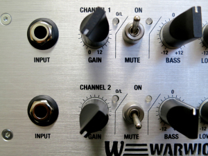 Warwick LWA 1000 – front panel inputs